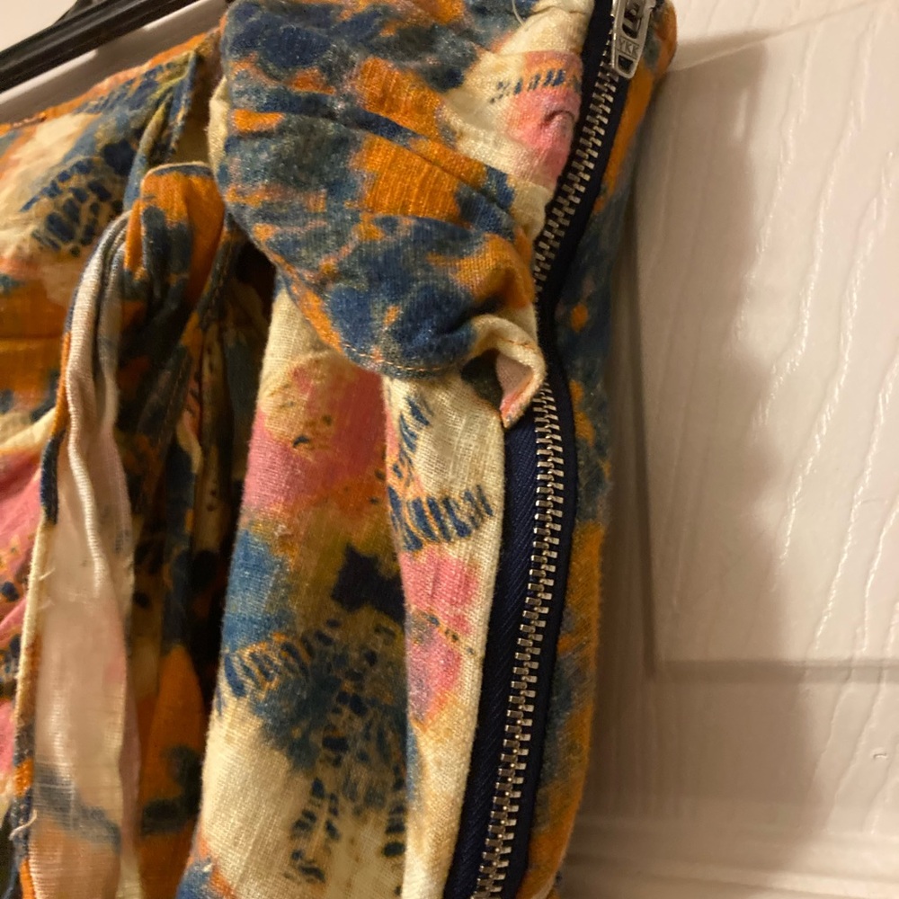 Free People Multi Color Mini Skirt Size 12 - Picture 6 of 9